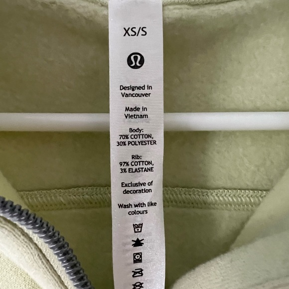 Lululemon Oversized Scuba XS/S Dewy - Picture 5 of 5